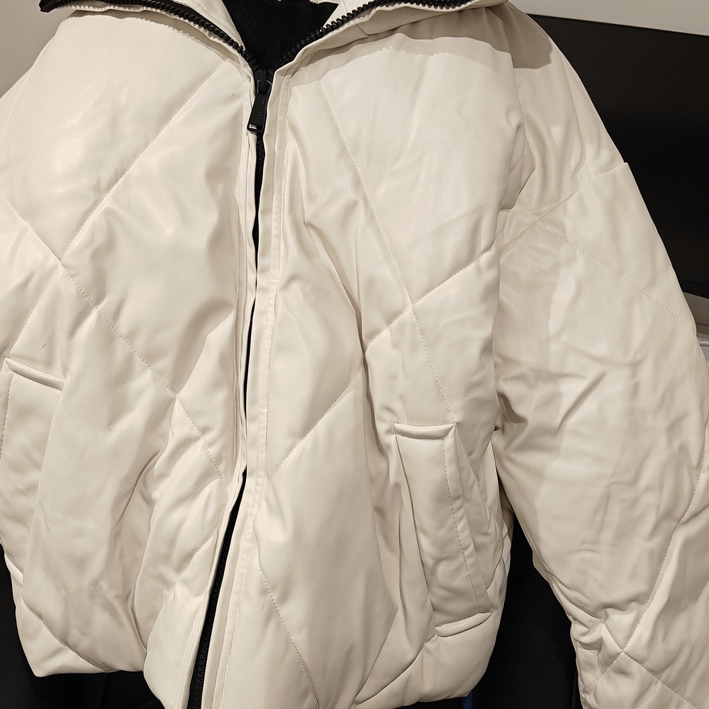 BCBGeneration White Puffer Jacket
